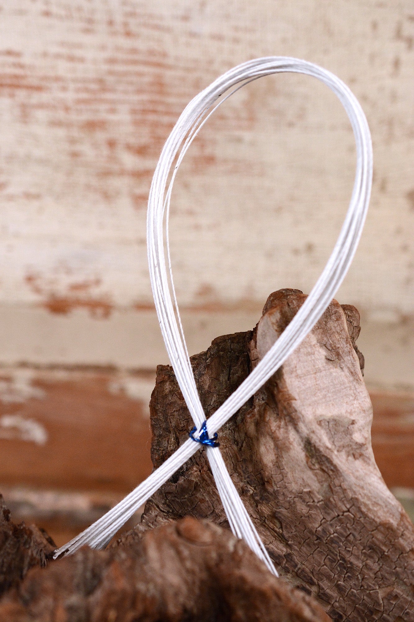 Cloth Wrapped Wire: 26 Gauge - White