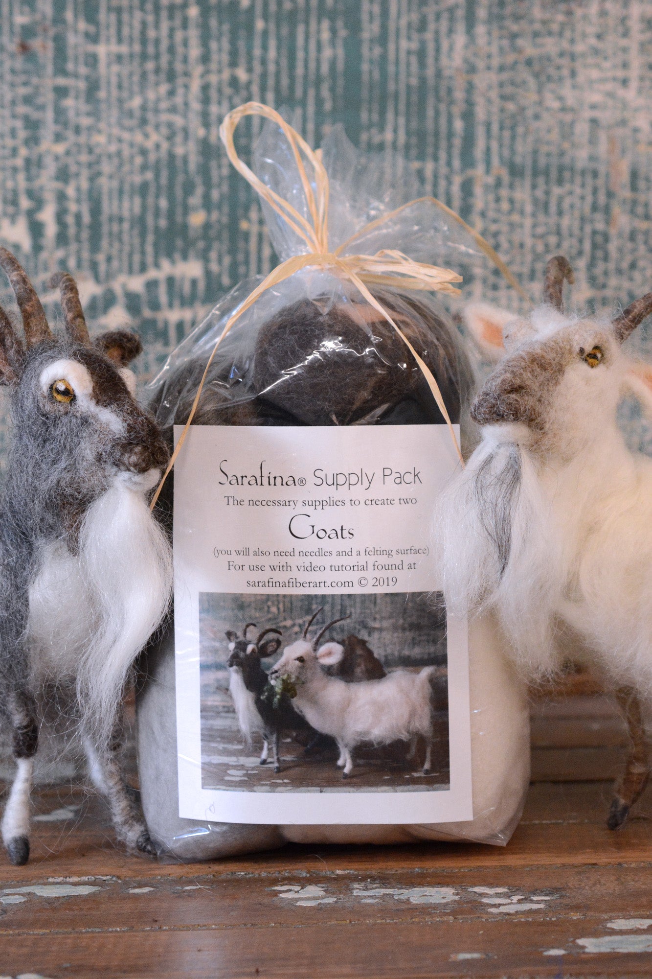 Supply Pack for Needle Felted - Goat – Sarafina Fiber Art