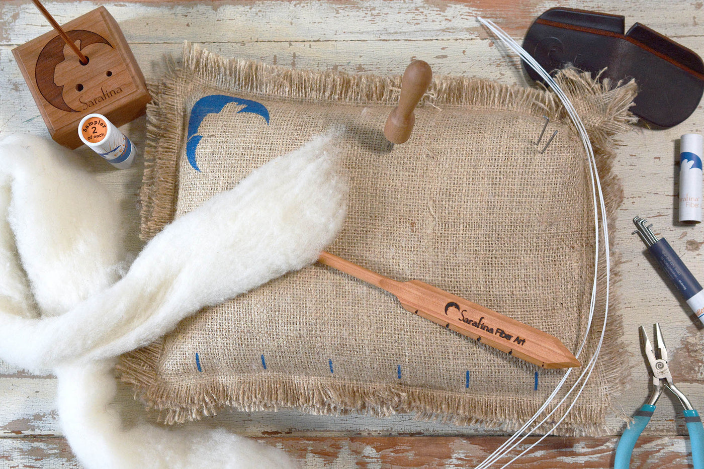 Felting Rake Needle-Felting, Wet Felting, & Spinning Tools - Needles, Carders, Mats ...
