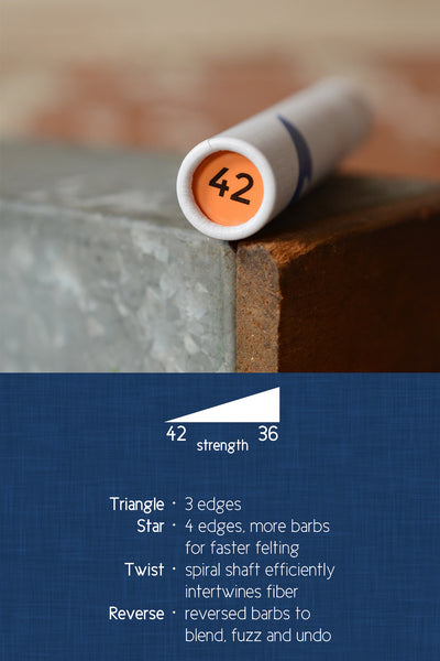 Sarafina's Needle Felting Needles:  42 Gauge Triangle
