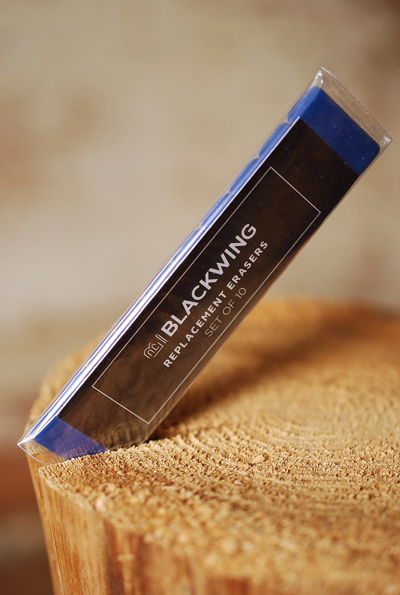 Blackwing Replacement Erasers: Bright Blue