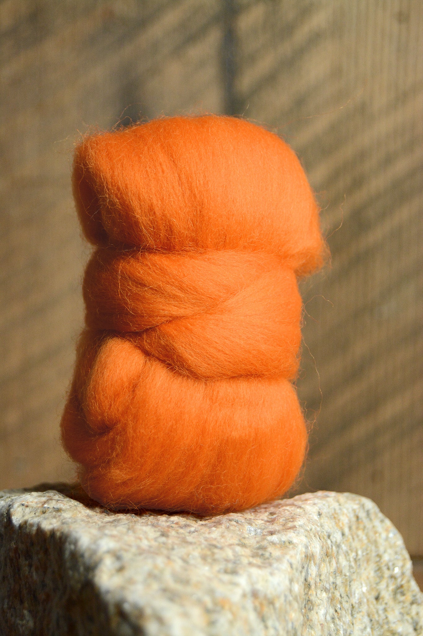 Corriedale Top: Orange 1 oz
