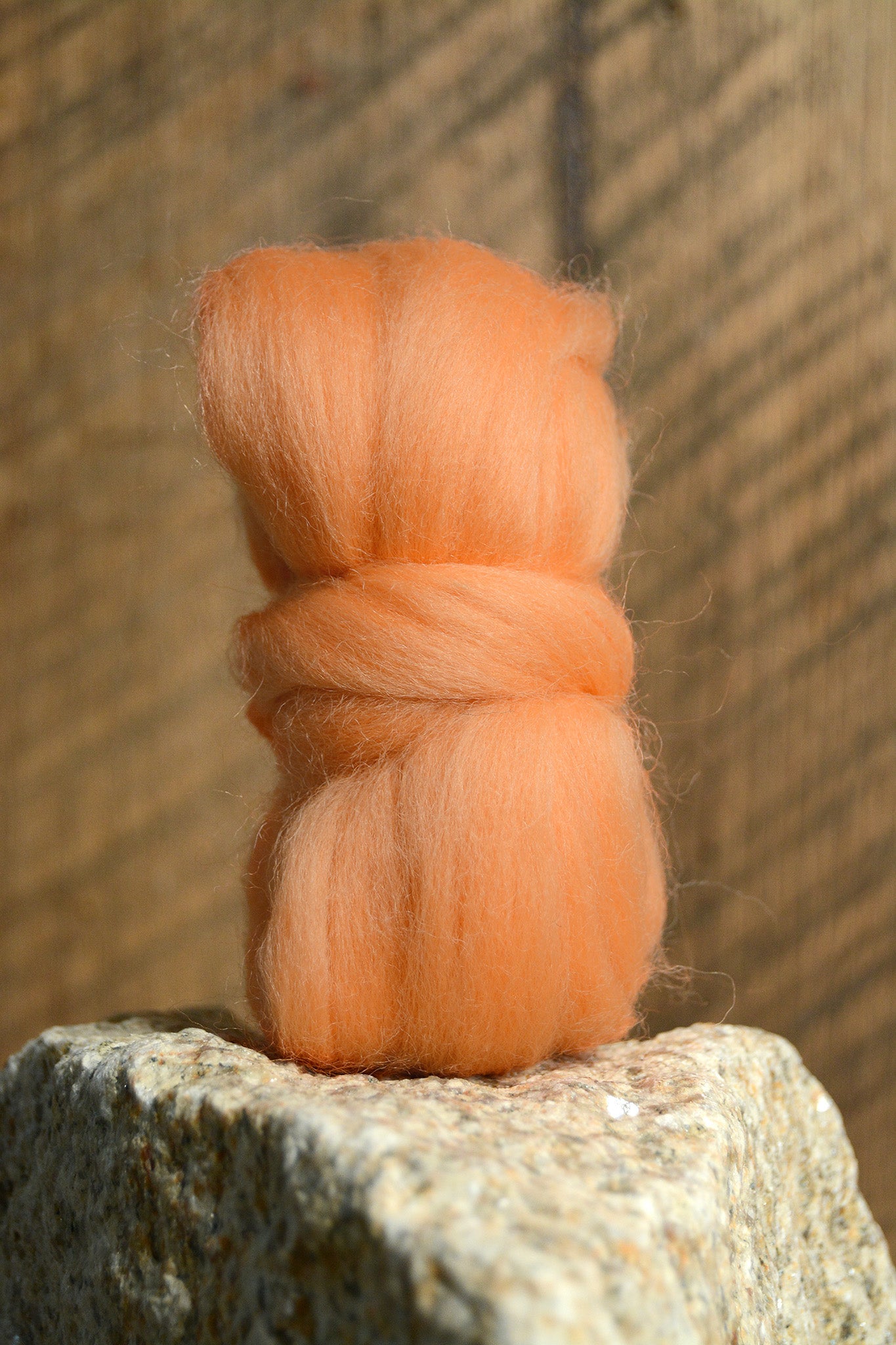 Corriedale Top: Peach 1 oz