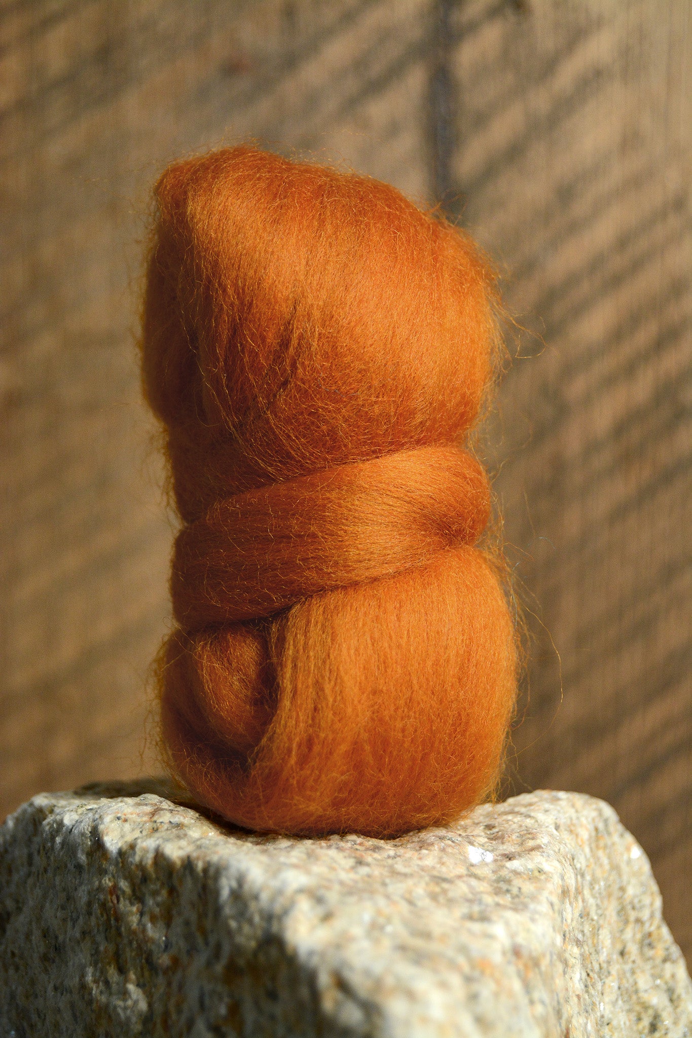 Corriedale Top: Amber 1 oz