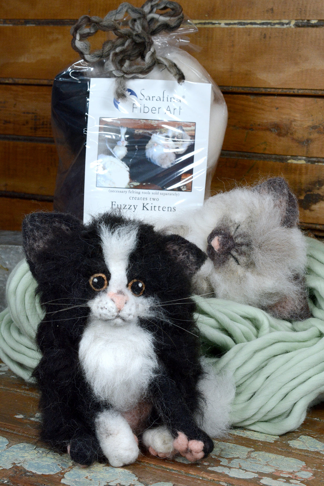 Sarafina Fuzzy Kittens Sarafina Fiber Art