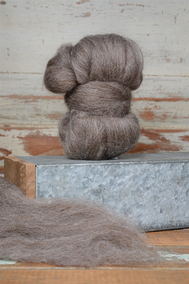 Brown BFL Top Coat - Natural Roving