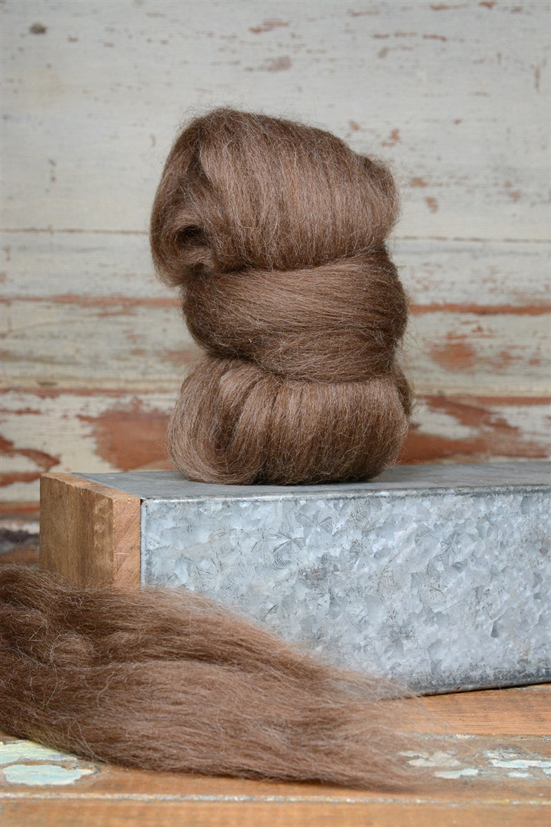Brown Finnish Top Coat - Natural Roving