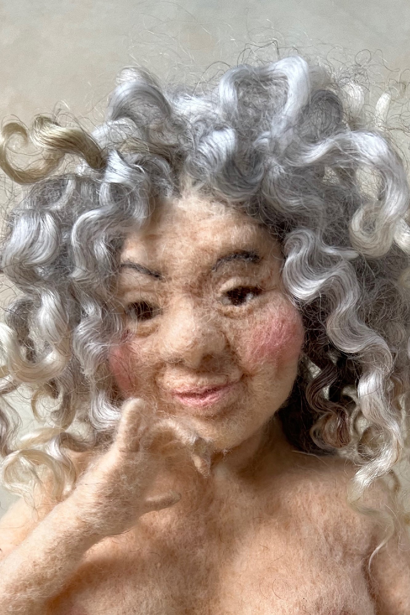 Female Thread Figure Female Figure - Advanced Felting Course – Sarafina Fiber Art