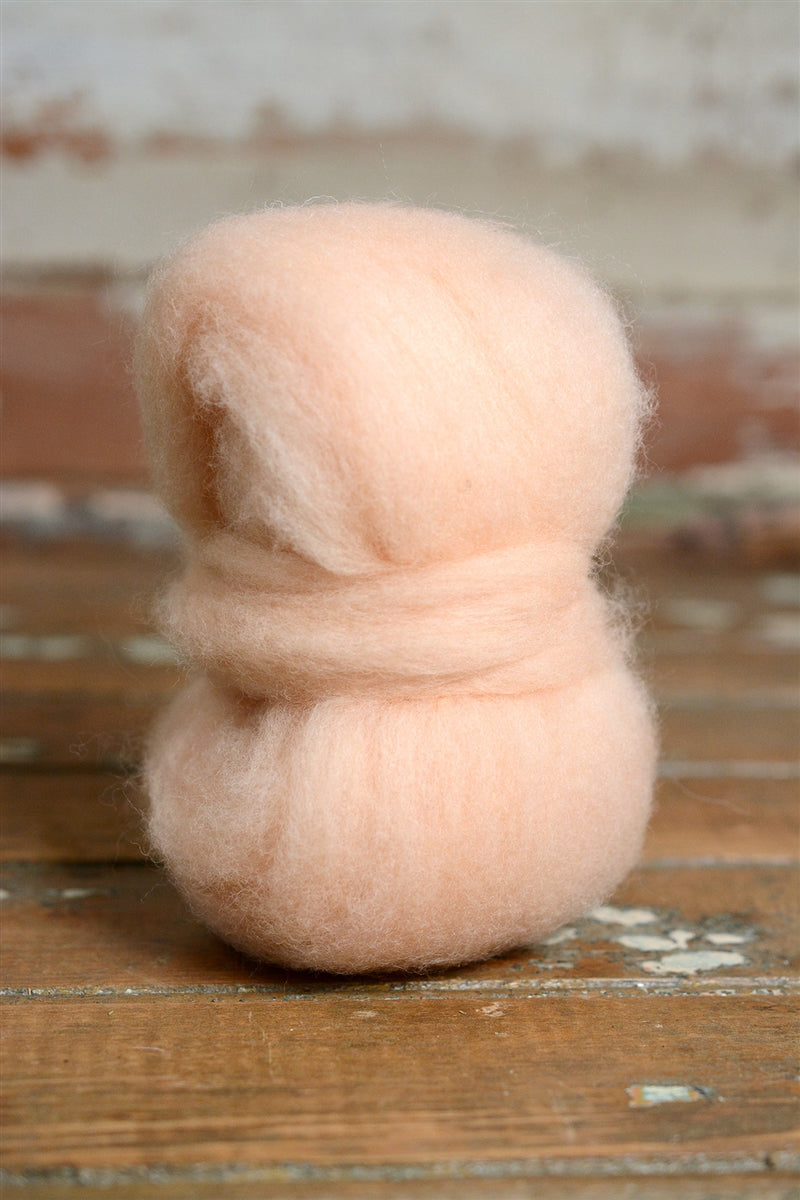 Skin Color Wool Wool Roving by Sarafina - Fair Skin Tone 1 oz – Sarafina Fiber Art