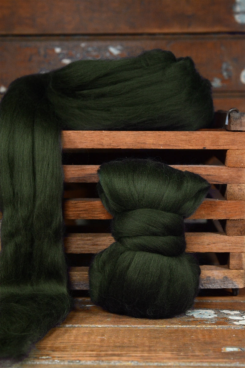 Merino Roving by DHG - Fir 1 oz – Sarafina Fiber Art
