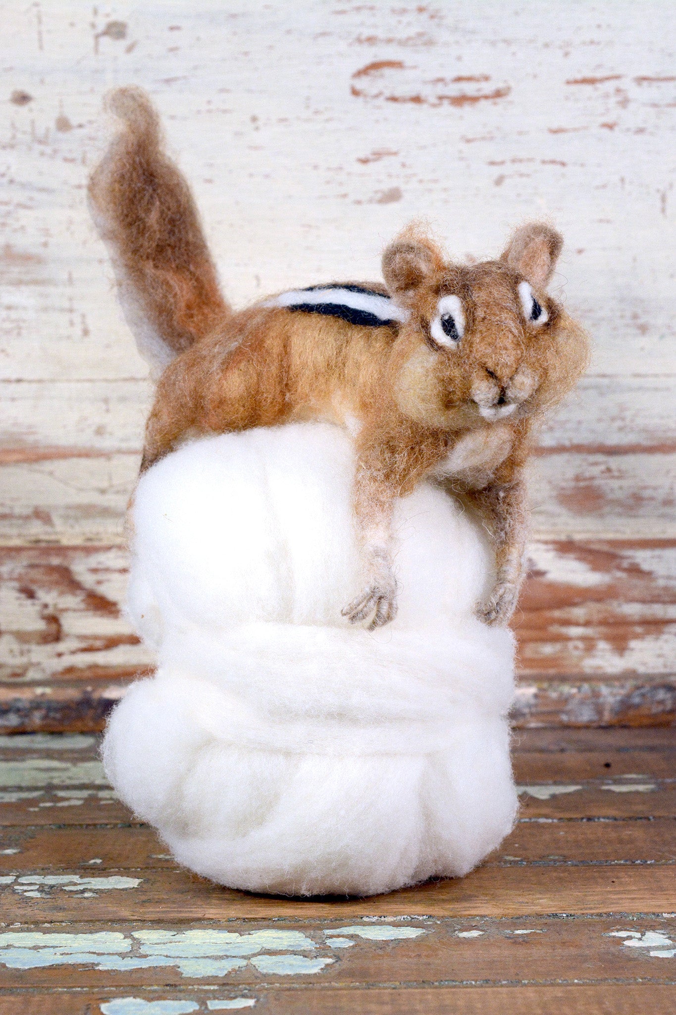 Wool Roving - Off White Chunky Core 4 oz – Sarafina Fiber Art