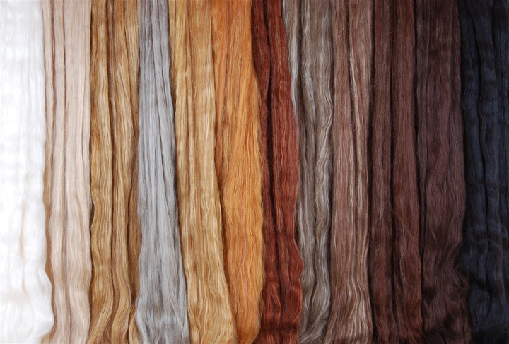 Sarafina Fur Roving by DHG - Wolf 1 oz – Sarafina Fiber Art