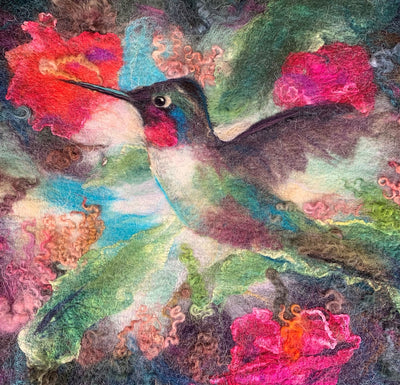 Supply Pack: 2D Wet Felting Hummingbird - Level 1