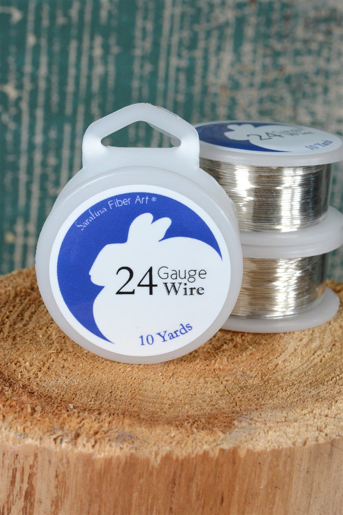 24 Gauge Silver Colored Wire