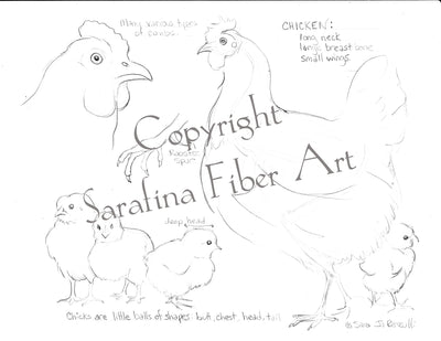 Sarafina Reference Charts (in protective sleeves)