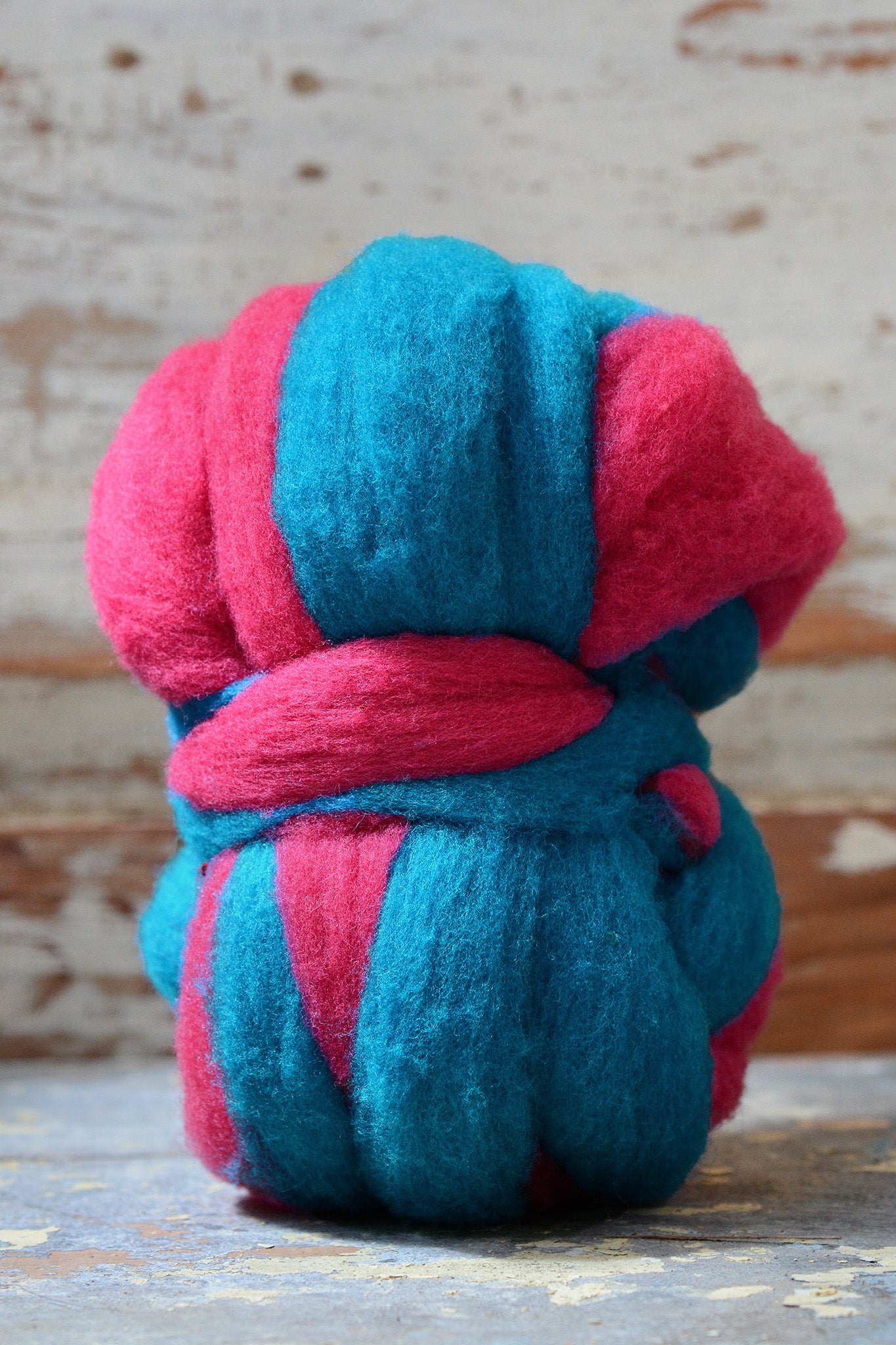 Slushie Core Roving Bundle: 4 oz