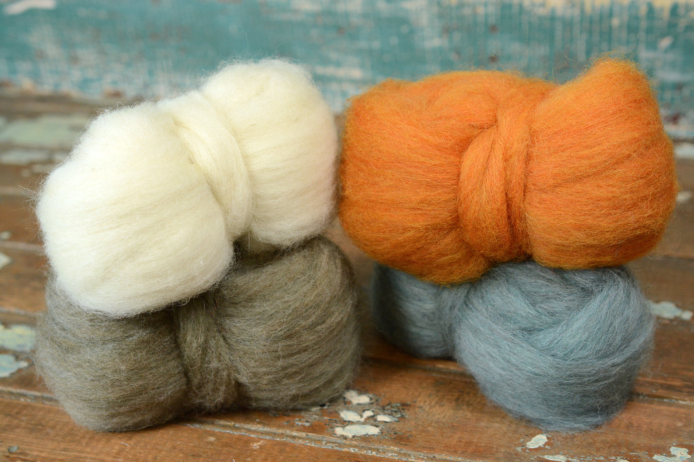 Fall Pumpkin Patch Roving: Harvest Moon 1 oz